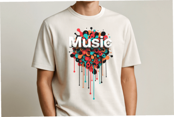 Abstract Music PNG Graphics for T-Shirt Designs