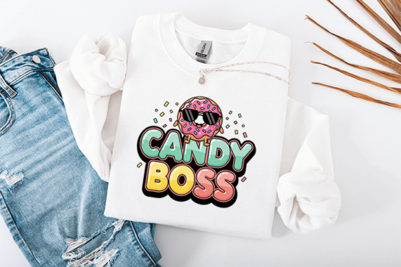 Candy Boss SVG Graphics for T‑Shirt Designs