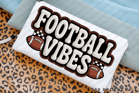 Football Vibes Sublimation PNG Football Graphics
