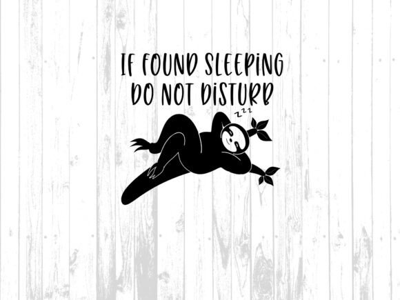 If Found Sleeping Sloth Graphics & Illustrations Review