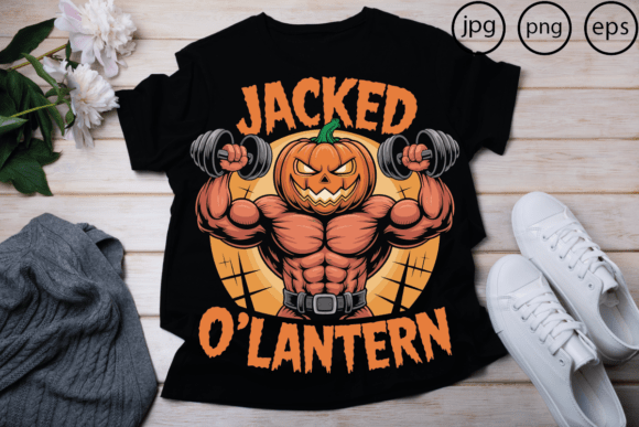 Jacked O Lantern: Graphics & T-Shirt Designs