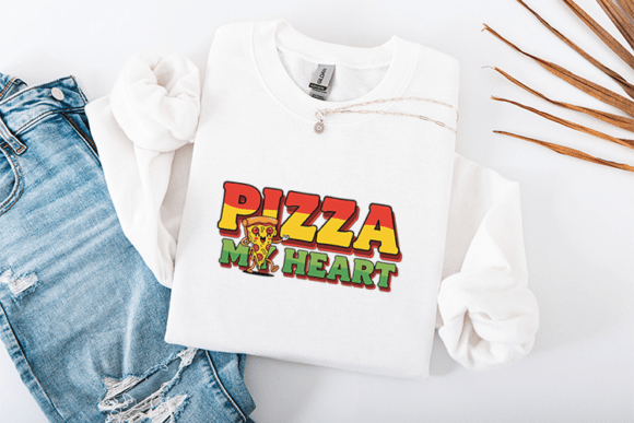 Pizza My Heart SVG: Graphics & T-Shirt Designs