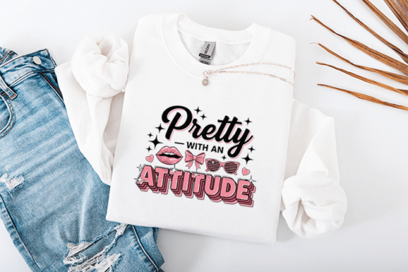 Pretty with an Attitude SVG Trendy Lips Graphics Review