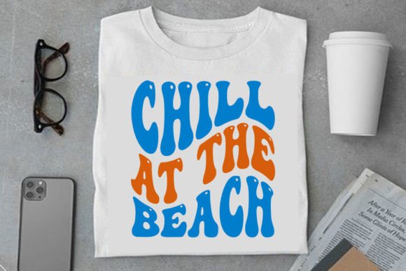 Retro Beach Design, Chill at the Beach Graphics