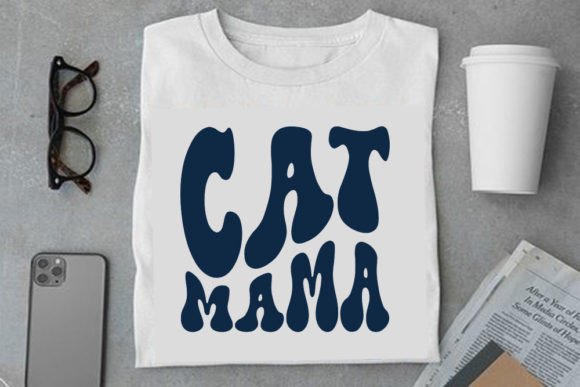 Retro Cat Design, CAT MAMA