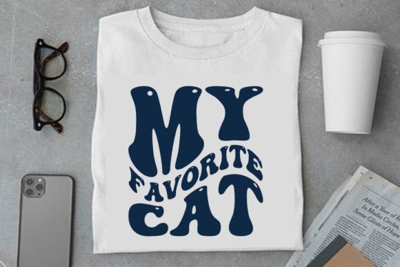 Retro Cat Design, My Favorite Cat Graphics