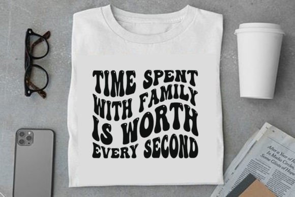 Retro Family Design, Time Spent with Fam Graphics