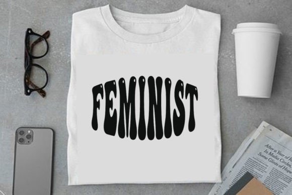 Retro Girl Power Design, Feminist Graphics
