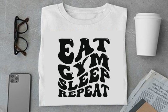 Retro Gym Design, Graphics & T-Shirt Designs