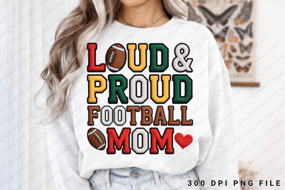 Review: Loud and Proud Football Mom Sublimation Graphics