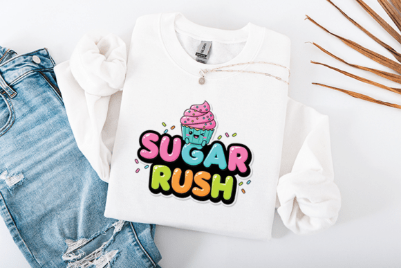 Sugar Rush SVG: Kawaii Cupcake T-Shirt Design Review